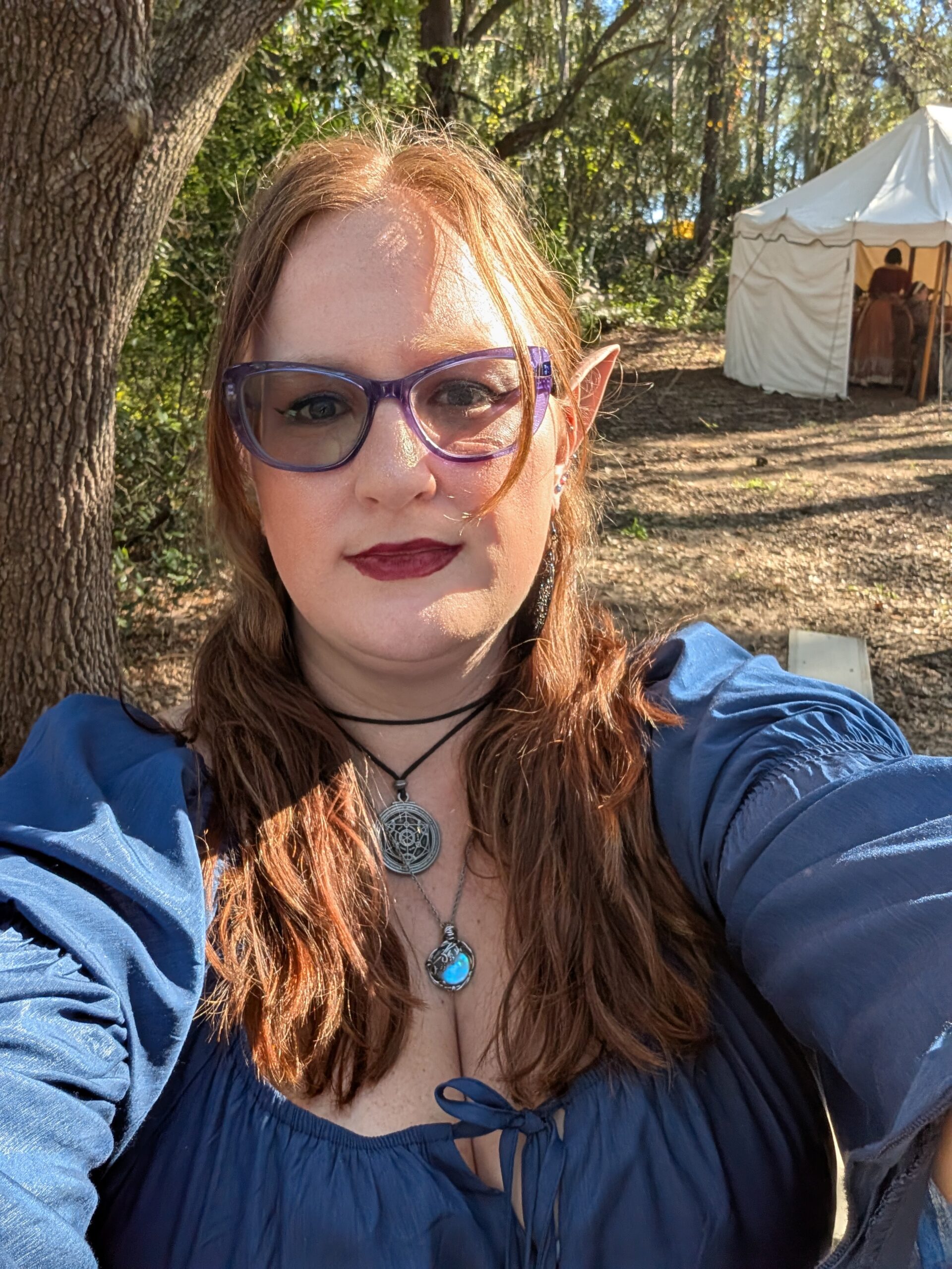 Caitlin the artist behind Prismatic Cauldron