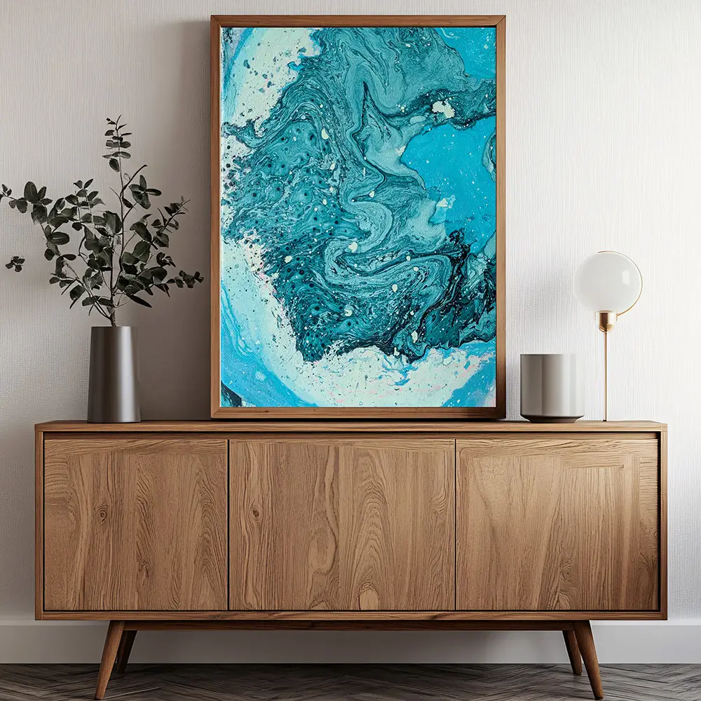 Ocean Reverie Digital Print Created by Prismatic Cauldron and Available on Etsy